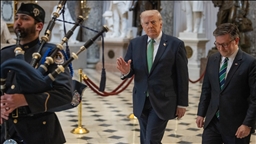 Trump says US ‘knocked out’ Iran military assets as Irish premier urges diplomacy