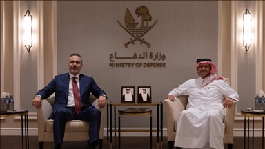 فيدان يلتقي وزير الدولة لشؤون الدفاع القطري