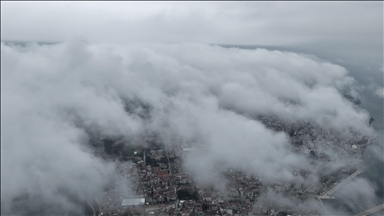 Dîmenê Sînopê yê di nava mij û dûmanê da hat kişandin