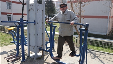 Edirne'de 96 yaşındaki Yusuf Avcu yaşam enerjisiyle örnek oluyor