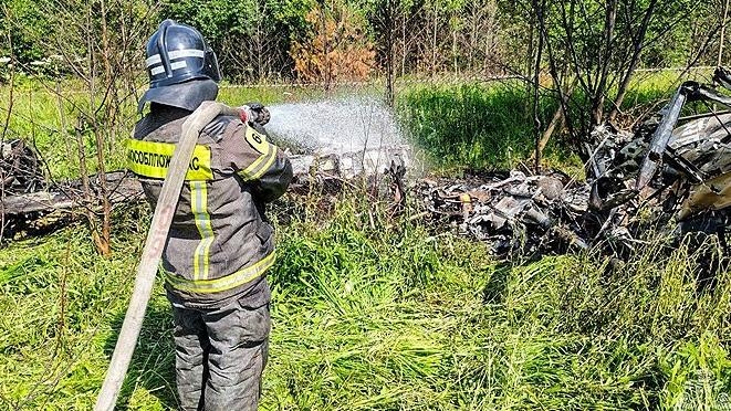 В подмосковной Коломне разбился легкомоторный самолет, 2 погибших
