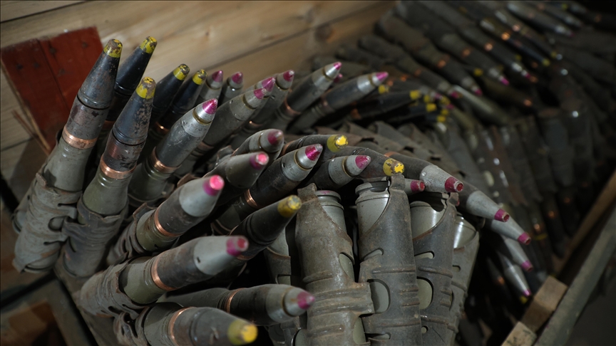 Suriye'nin güneyinde çok sayıda mühimmat ele geçirildi