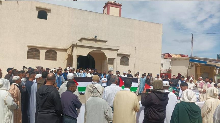 وقفات تضامنية في مدن مغربية رفضا لإغلاق المسجد الأقصى