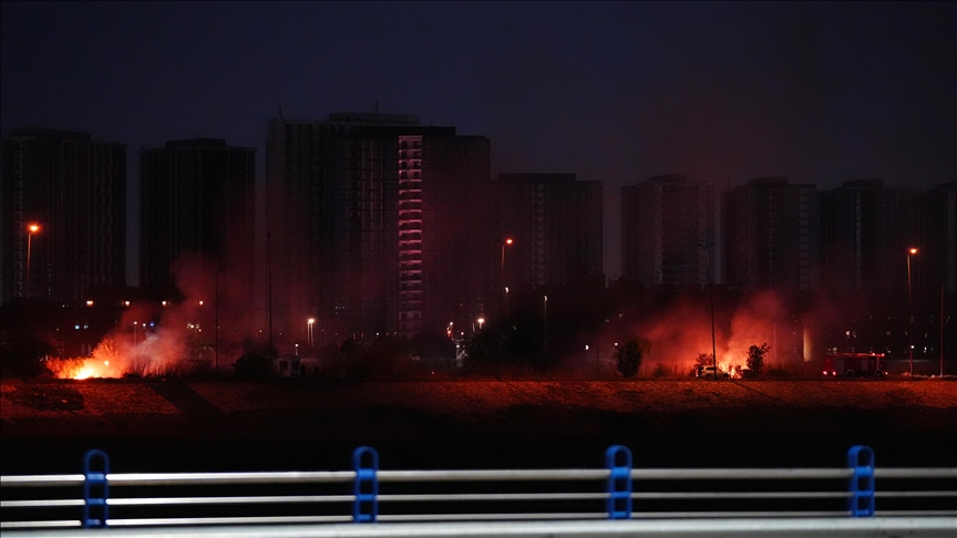 Fire reported after attack near US military base in northern Iraq