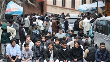 В Тбилиси совершен праздничный намаз по случаю Рамазан-байрам