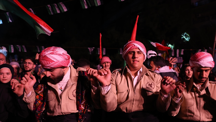 جەژنی نەورۆز لە دیمەشقی پایتەختی سووریا بەرز ڕاگیرا