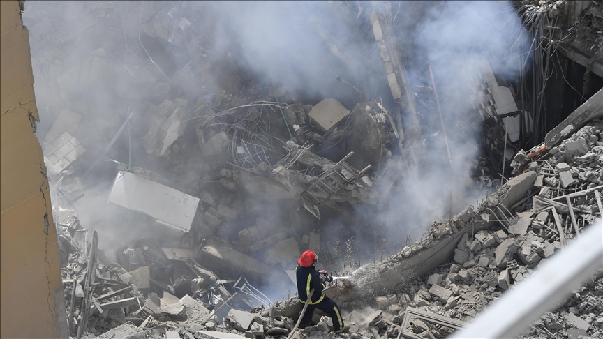 Israeli strikes target southern suburbs of Beirut 