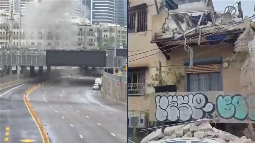 İran'ın misilleme saldırısı sonucu Tel Aviv ve çevresinde 6 kişinin yaralandığı bildirildi