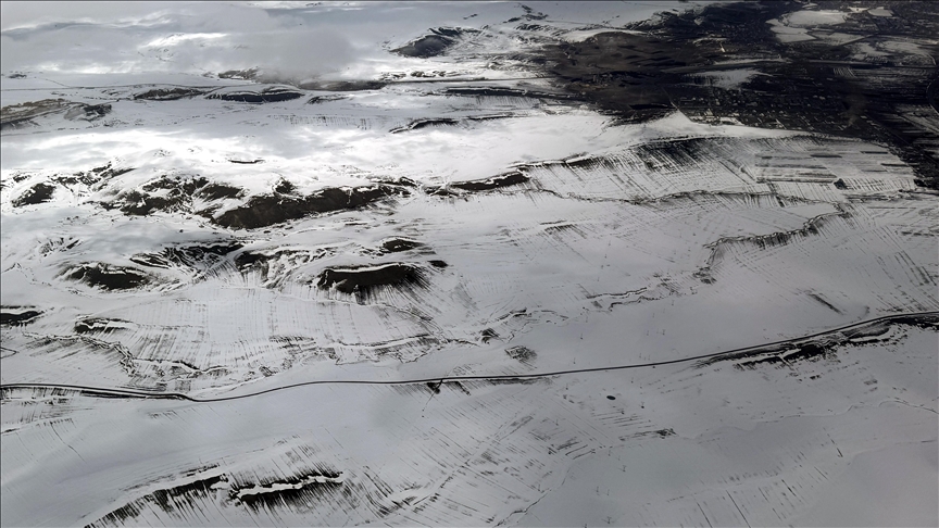 Li Erdexan û Qersê berf ket