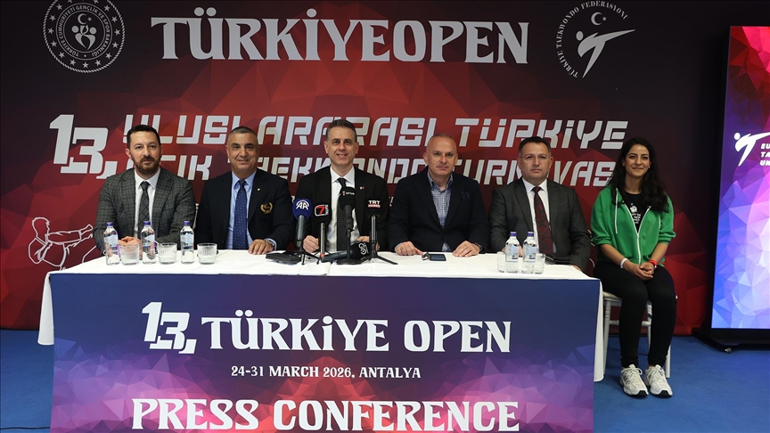 13. Uluslararası Türkiye Açık Tekvando Turnuvası yarın Antalya'da başlayacak