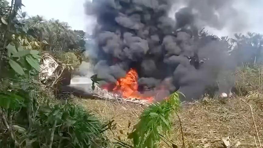 سقوط طائرة كولومبية تقل أكثر من 110 عسكريين جنوب بوتومايو 