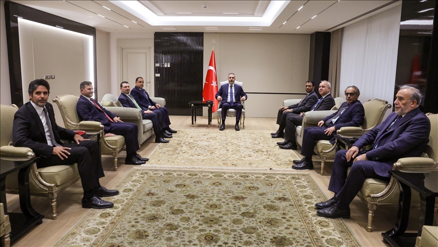 Turkish foreign minister meets Gulf, Jordan envoys in Ankara