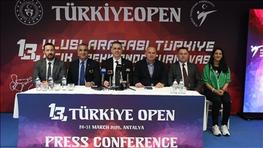 13. Uluslararası Türkiye Açık Tekvando Turnuvası yarın Antalya'da başlayacak