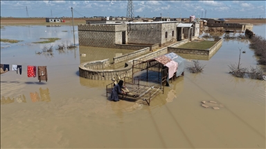 Suriye'nin Haseke ilinde sel: 400 ev zarar gördü, 500 aile tahliye edildi
