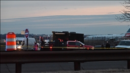 Air Canada plane collides with fire truck at LaGuardia, killing 2, injuring others