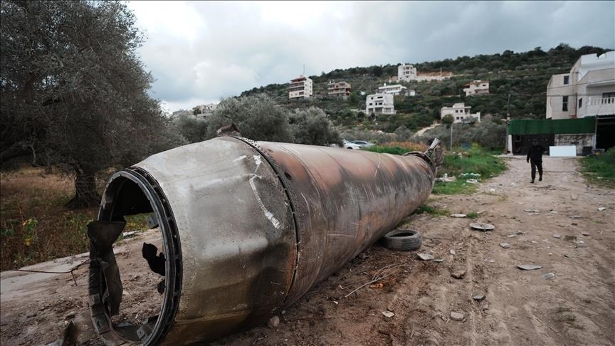 سقوط شظايا صاروخية شمالي الضفة الغربية دون إصابات