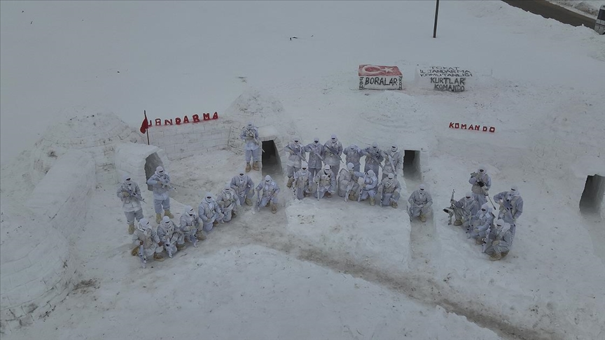 "Boralar" operasyonlara zorlu eğitimle hazırlanıyor