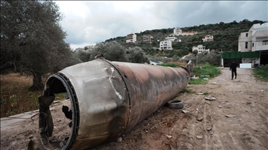 سقوط شظايا صاروخية شمالي الضفة الغربية دون إصابات 
