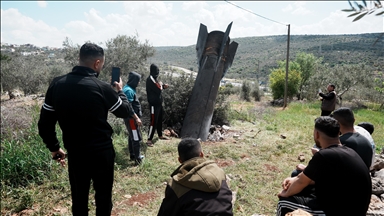سقوط شظايا صاروخية شمالي الضفة الغربية دون إصابات 