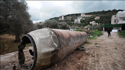 سقوط شظايا صاروخية شمالي الضفة الغربية دون إصابات 