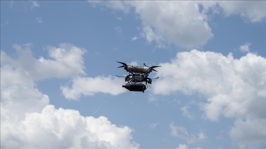 China unveils Atlas drone swarm system