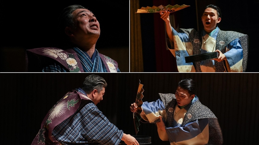 Japonya'nın Kyougen sahne geleneğini sürdüren ailenin "değişmeyen" ilk yurt dışı temsil durağı Türkiye