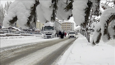 Ardahan ve Kars'ta kar etkili oldu