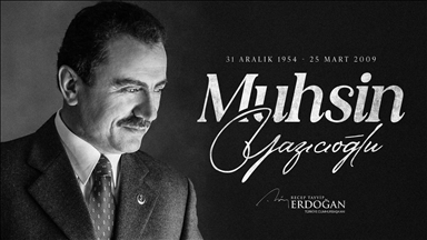 Cumhurbaşkanı Erdoğan'dan Muhsin Yazıcıoğlu'nu anma mesajı