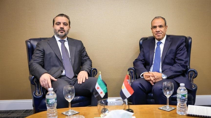 وزيرا خارجية مصر وسوريا يبحثان التصعيد العسكري بالمنطقة 
