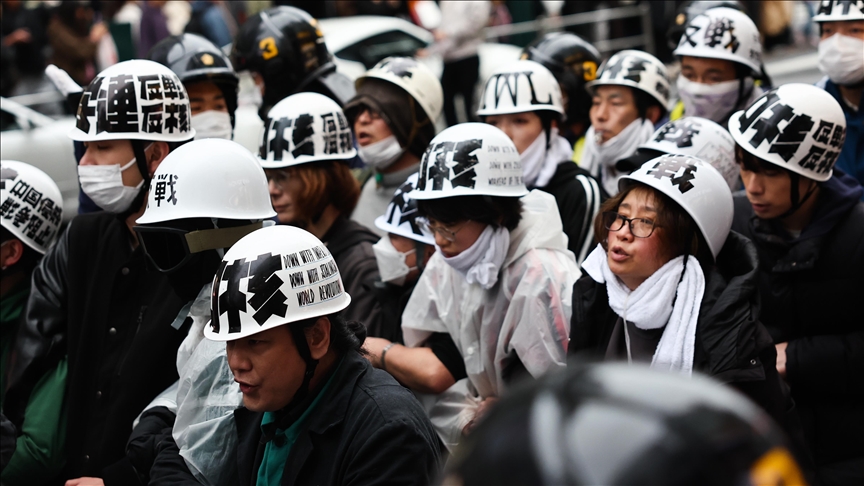Thousands protest US-Israeli war on Iran outside Japan’s parliament