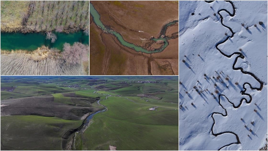 Doğu'da kuraklıktan etkilenen menderesler, kar ve yağmur sularıyla doldu 