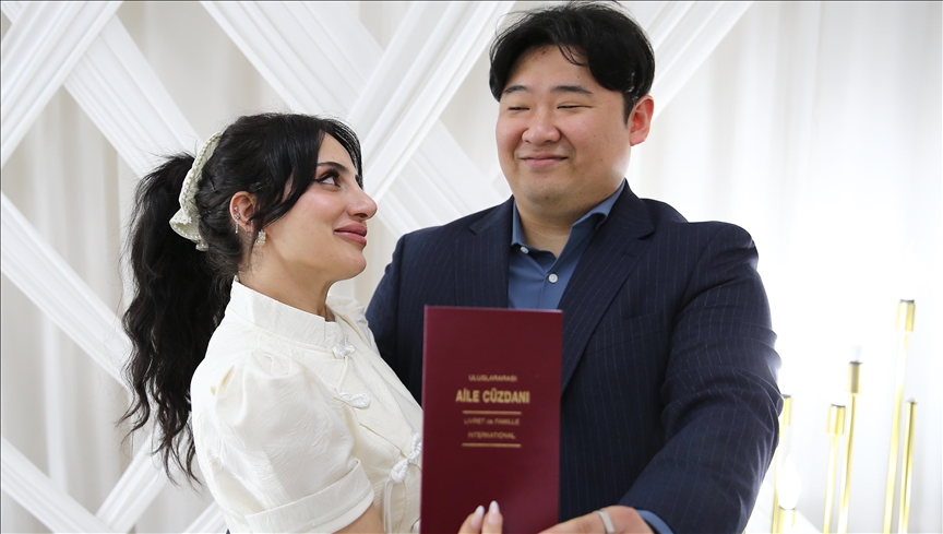 Müslüman olan Güney Koreli Jang, Bingöllü genç kızla hayatını birleştirdi