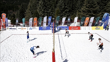 FIVB Kar Voleybolu Dünya Turu Uludağ'da başladı