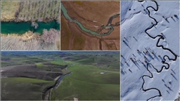 Fetlonekên li rojhilat yên ku ziwa bûbûn bi ava berf û baranê tijî bûn