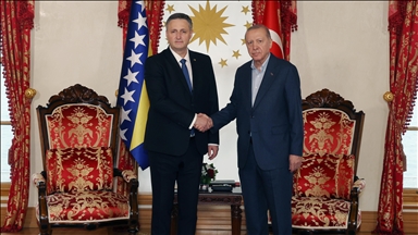 أردوغان يستقبل رئيس مجلس رئاسة البوسنة