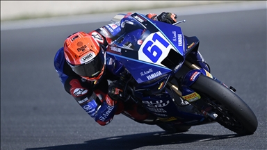 Milli motosikletçi Can Öncü, Portekiz'de kaza yaptığı yarışı 25. tamamladı