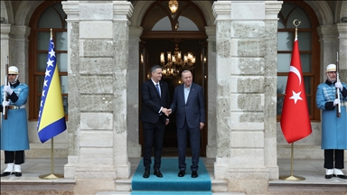 اردوغان از رئیس شورای ریاست‌جمهوری بوسنی و هرزگوین استقبال کرد