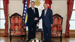 Presidenti Erdogan pret në takim kryetarin e Presidencës së Bosnjë e Hercegovinës