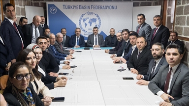 İçişleri Bakanı Çiftçi, basın mensuplarıyla bir araya geldi