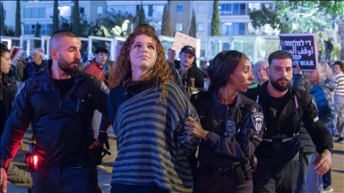 Israel arrests 18 during protests against war on Iran