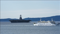 Američki nosač aviona Gerald R. Ford u splitskom akvatoriju 