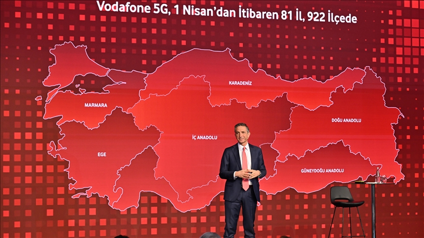 Vodafone 1 Nisan'da 81 il ve 922 ilçede 5G hizmetini başlatacak