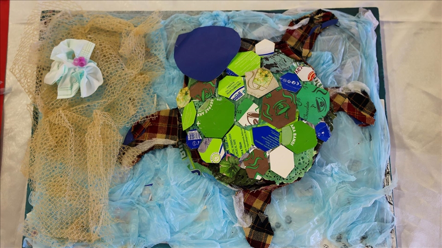 OMÜ'de "Sıfır Atık Hackathonu" ile atıklar sanata dönüştü 