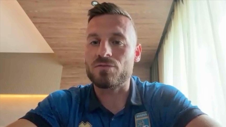 Kosovalı futbolcu Aliti: İlk kez Dünya Kupası'na katılmaya hak kazanacağız
