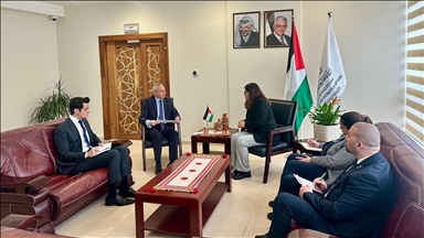 قنصل تركيا يطلع أغابكيان على جهود أنقرة لدعم فلسطين