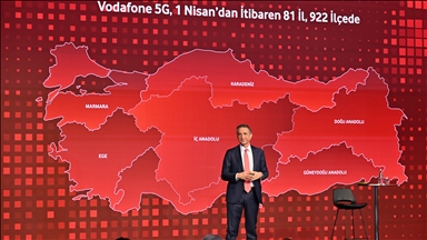 Vodafone 1 Nisan'da 81 il ve 922 ilçede 5G hizmetini başlatacak