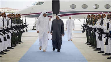 أمير قطر ورئيس الإمارات يبحثان سبل الحد من التصعيد بالمنطقة