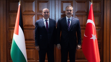 Türkiye’s foreign minister meets with Palestinian vice president in Ankara