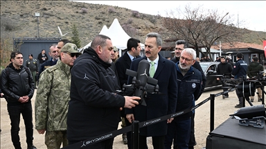 Savunma Sanayii Başkanı Haluk Görgün, Skydagger'ın gösterim faaliyetini izledi