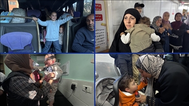 Gazze'ye dönen prematüre bebekler ile ailelerinin "ilk tanışmasında" duygu dolu anlar yaşandı